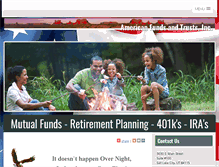 Tablet Screenshot of americanfundsandtrusts.com